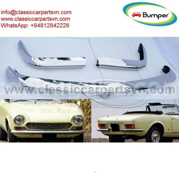 Big with watermark fiat 124 spider bumpers 1966 1975 1